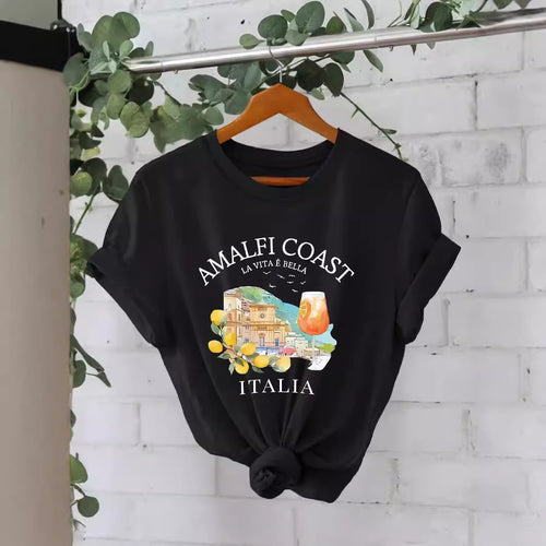 Pattern printed T-shirt