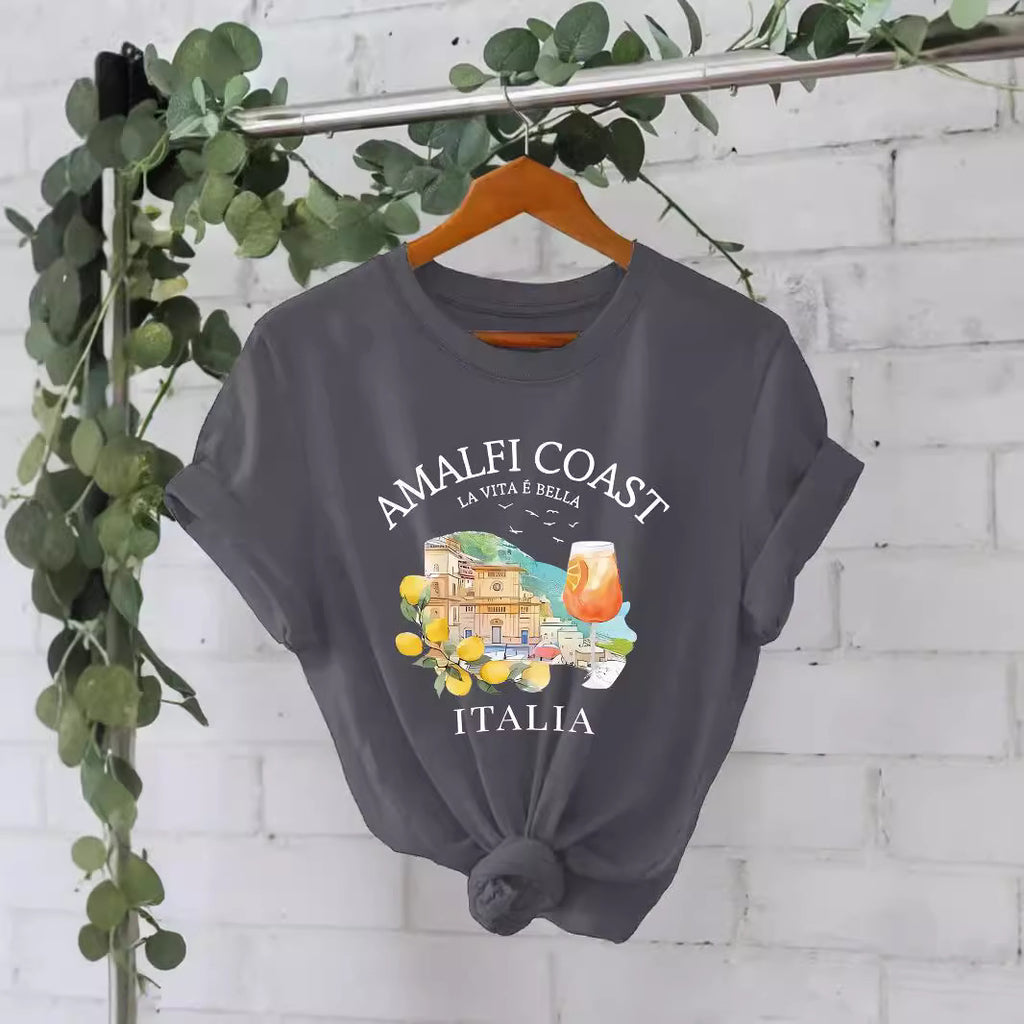 Pattern printed T-shirt