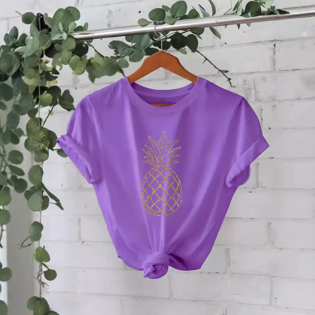 Pattern printed T-shirt